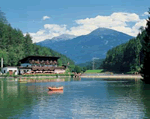 Natterer See in Innsbruck, Alps 