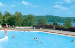 Camping la Pergola in Lac de Chalain, Jura North East France
