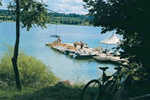La Pergola in Lac de Chalain, Jura La Pergola in Lac de Chalain, Jura