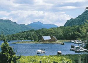 Ardlui Lodges in Loch Lomond, Argyll, West Scotland Ardlui Lodges in Loch Lomond, Argyll, West Scotland