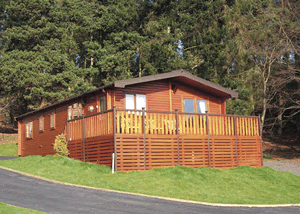 Astbury Falls Lodges in Bridgnorth, Shropshire, West England