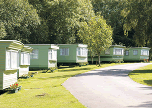 Castle Brake Holiday Park in Woodbury, Devon, South West England