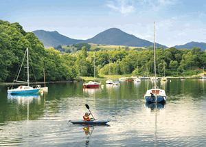 Crake Valley in Water Yeat, Cumbria, North West England