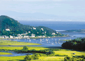 Kippford in Kippford Kirkcudbrightshire, Kirkcudbrightshire, South West Scotland