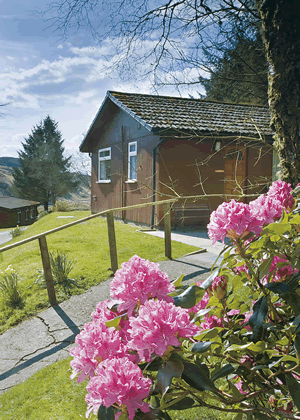 Lagnakeil Highland Lodges in Glen Oban, Argyll, West Scotland