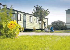 Rowanbank Caravan Park in Beckfoot Silloth, Cumbria, North West England