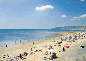 Seadown Park in Charmouth, Dorset, South West England