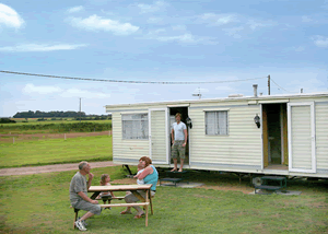 Anchor Park in Eccles on Sea, Norfolk, East England