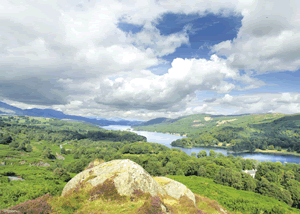 Crake Valley in Water Yeat, Cumbria, North West England