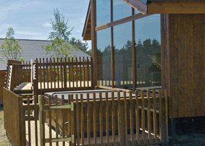 Forest of Dean Lodges in Coleford, Gloucestershire, South West England