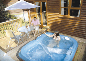 Ford Farm Lodges in Newent, Gloucestershire, South West England
