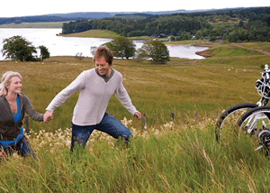Kielder Water Lodges in Kielder Water, Northumberland, North East England Kielder Water Lodges in Kielder Water, Northumberland, North East England