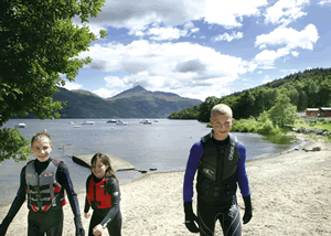 Loch Lomond Holiday Park in Inveruglas, Argyll, West Scotland