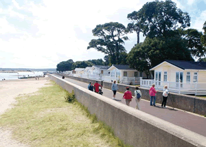 Sandhills Holiday Park in Mudeford, Dorset, South West England Sandhills Holiday Park in Mudeford, Dorset, South West England