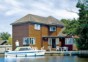 Summer Leisure in Wroxham, Norfolk, East England