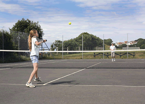 Riviera Park in Bonchurch, Isle of Wight, South East England