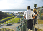 Beachcombers in Newquay, South West England