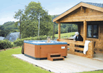 Trewythen Lodges in Llandinam, Mid Wales